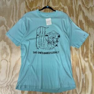 Vintage y2k hunting legal deer humor parody t-shirt